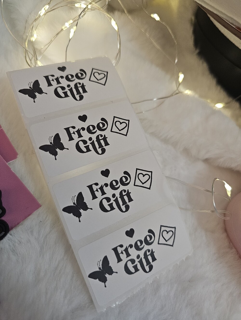 200 Of Each Style  1x3  ct Gift  stickers